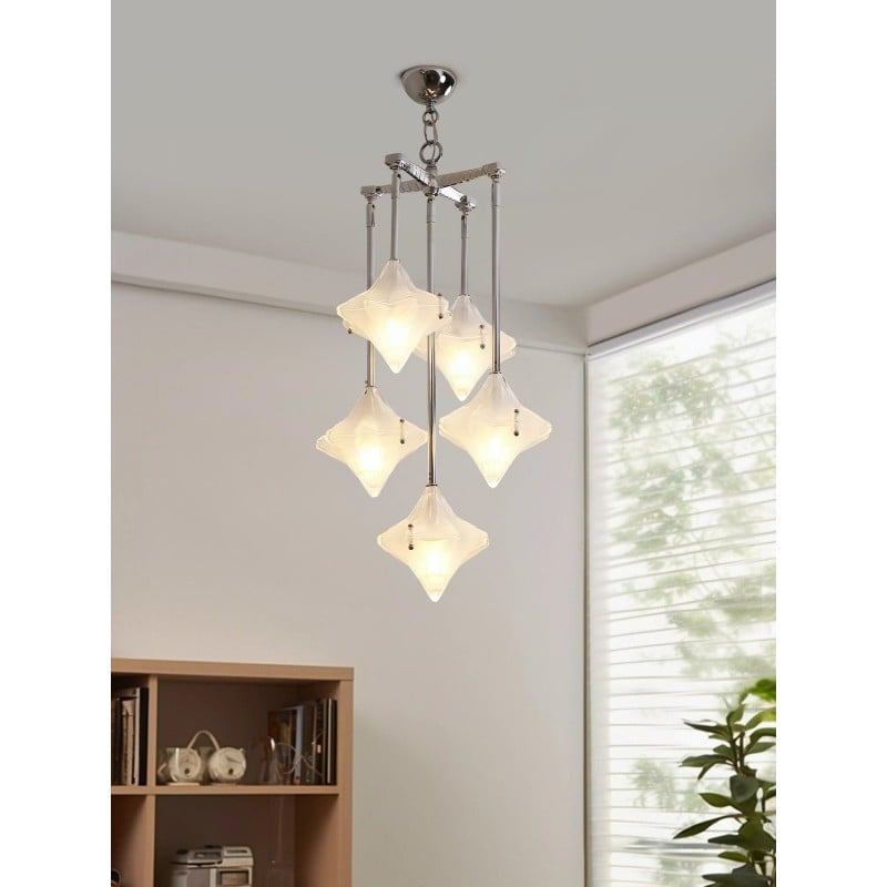 Art Deco Astris Star Kroonluchter –... Art Deco Astris Star Kroonluchter –...