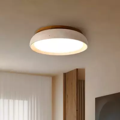 Modern Scandinavian Travertine Ceiling Light 2