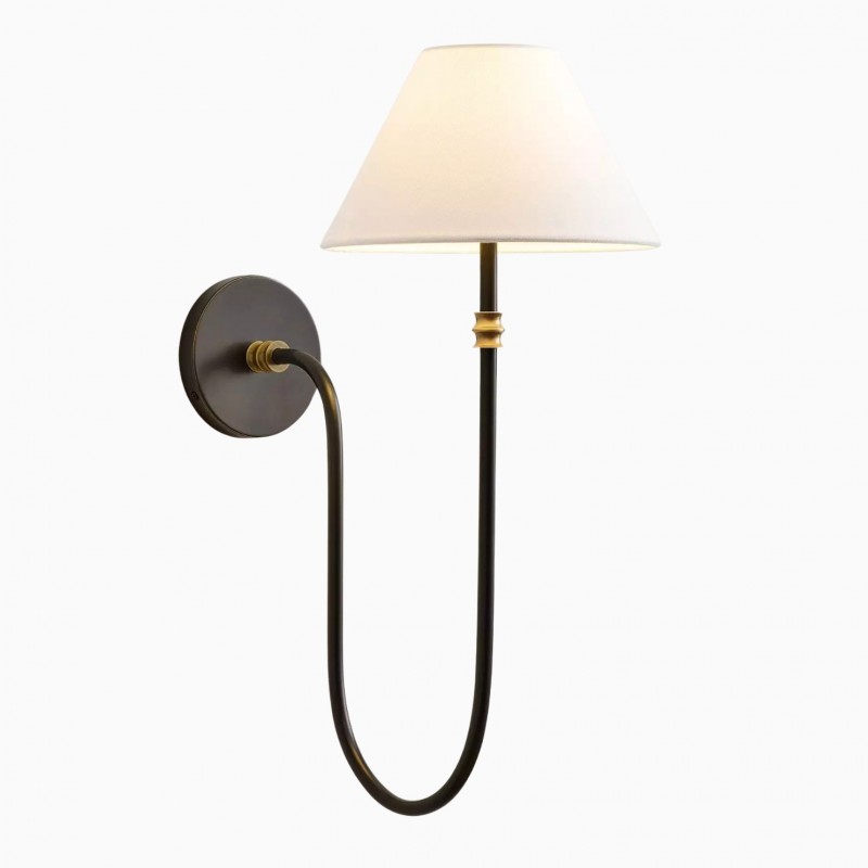 Calin Linnen Schaduw IJzeren Wandlamp...