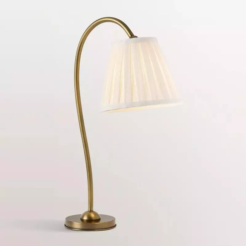 Luvora Pleated Linen Shade Table Lamp...