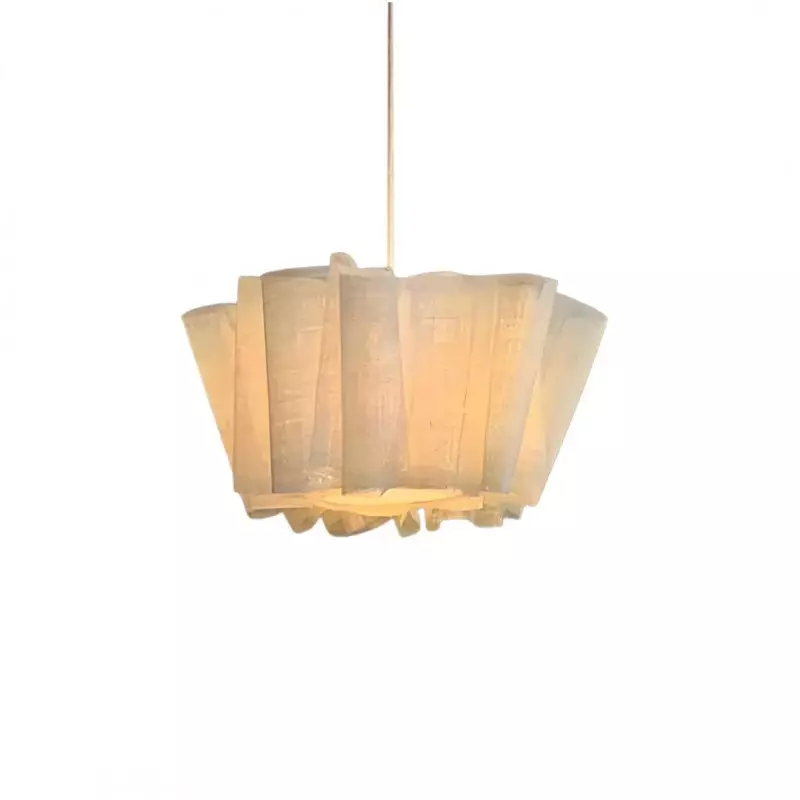 Hanglamp van geplooid linnen – Nordic...