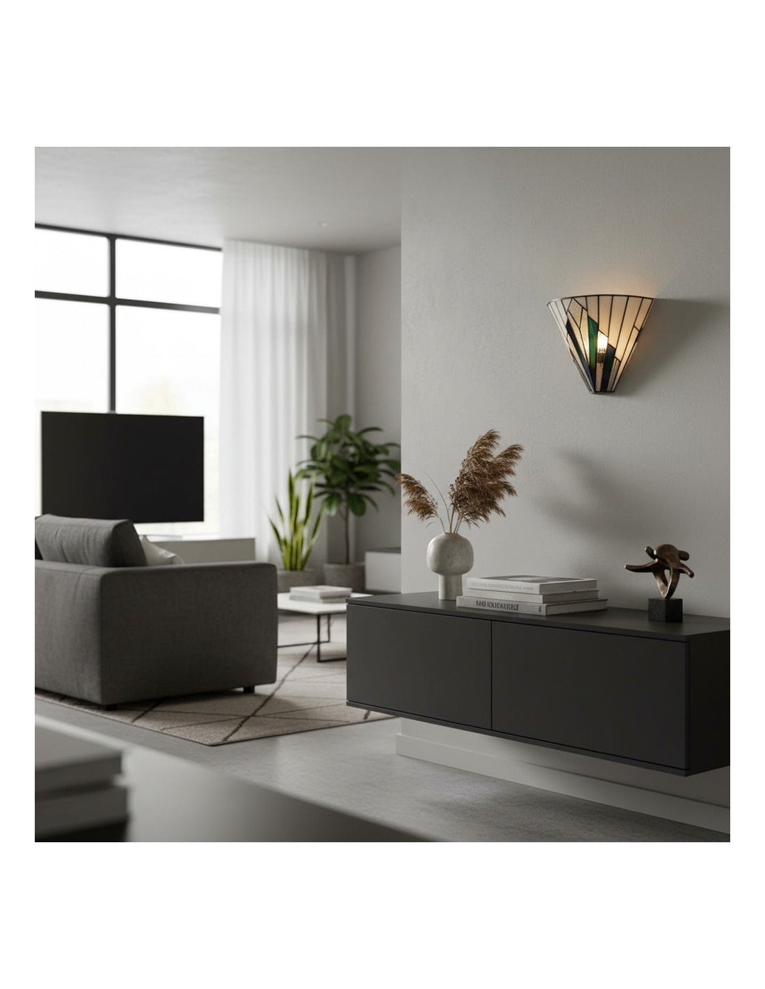Astolyn Tiffany Artistic Glass Design Wall Lamp - Hallway Radiance Astolyn Tiffany Artistic Glass Design Wall Lamp - Hallway Radiance