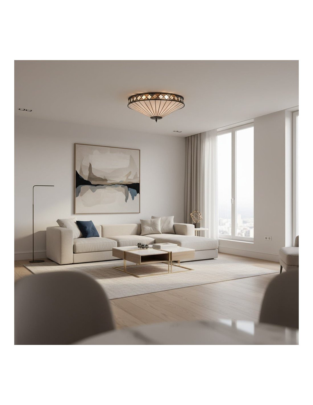 Plafonnier Fargo Tiffany Artistic... Plafonnier Fargo Tiffany Artistic...