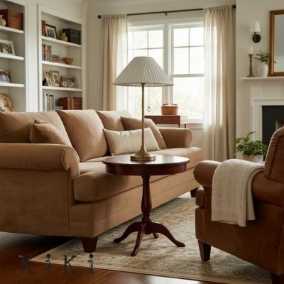 Lampada da tavolo in lino... 2