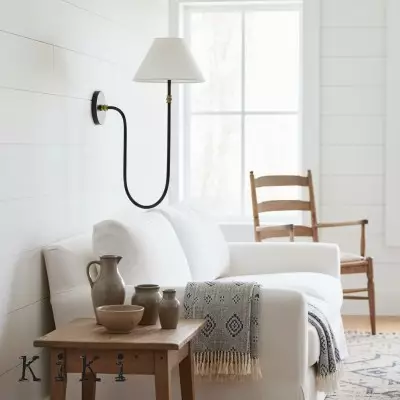 Applique murale courbée en... 2