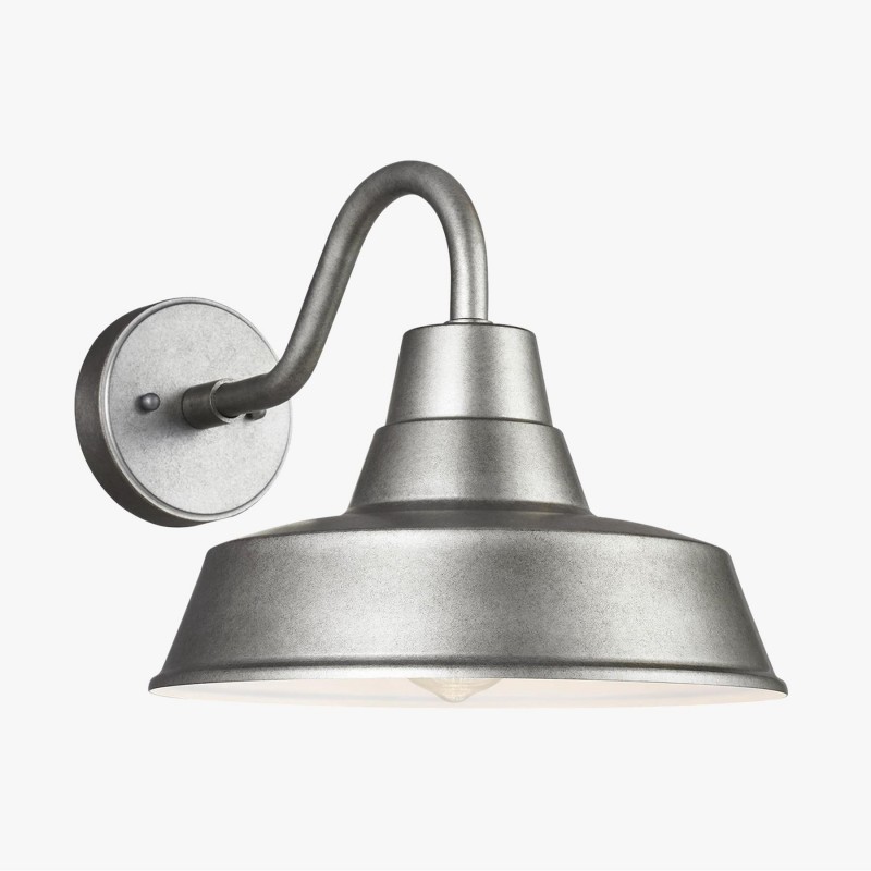 Korvi Outdoor Metal Sconce - Aluminum...