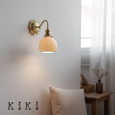Brass Ceramic Wall Light 2
