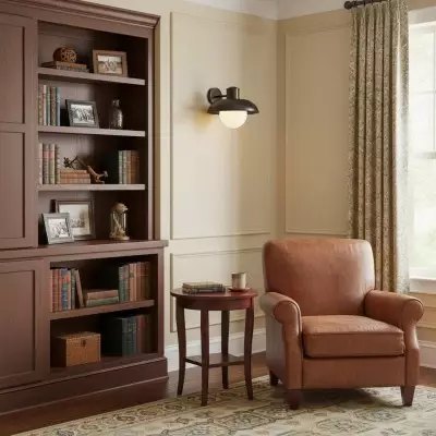 Cordax Industrial Modern Wall Lamp - Soft Opal Glass Glow for Hallway or Bedroom KL1690 2