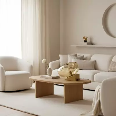 Lampe de table en verre... 2