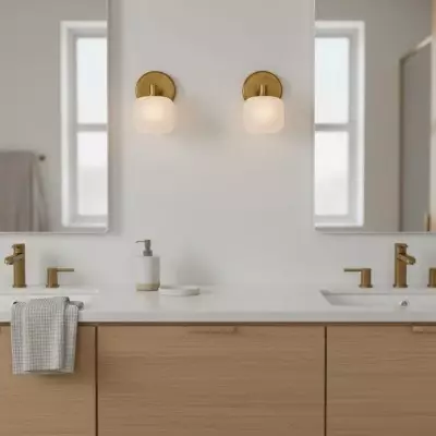 Lirra wandlamp van mat glas... 2