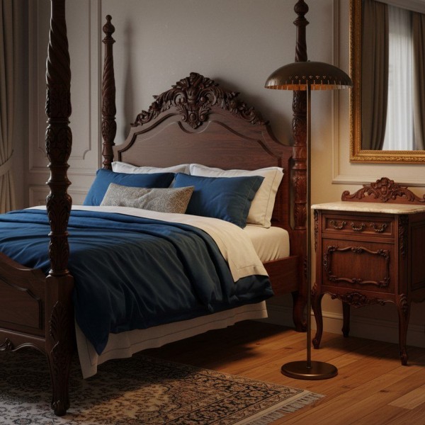 Lustrona Metal Standing Floor Lamp - Modern Half-Dome Shade Accent Light for Home Styling KL1605