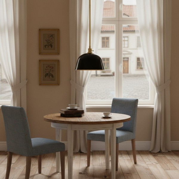 Lirra Metal Dome Pendant Light - Industrial Silhouette Lamp for Kitchens KL1747