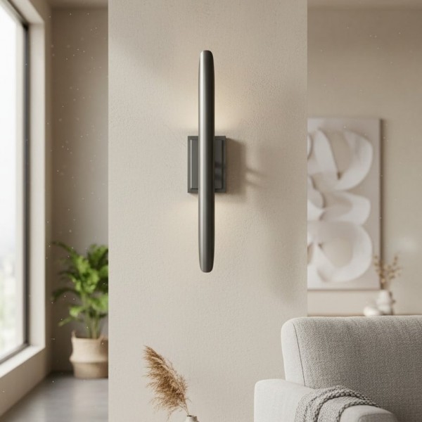 Modo Wall Sconce Minimalist Metal Frame - Contemporary Design for Bedroom, Entryway and Office KL1657