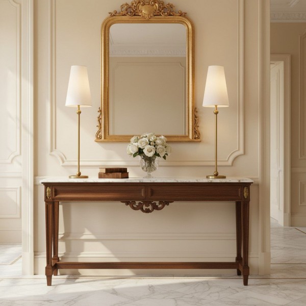 Serena Iron Table Lamp - Clean Lines and a Soft Linen Shade for Home Office or Bedside KL1733