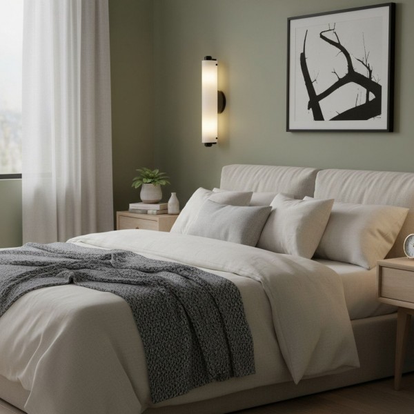 Vilonass Modern Glass Wall Sconce - Elongated Minimalist Design for Indoor and Outdoor Spaces KL1686