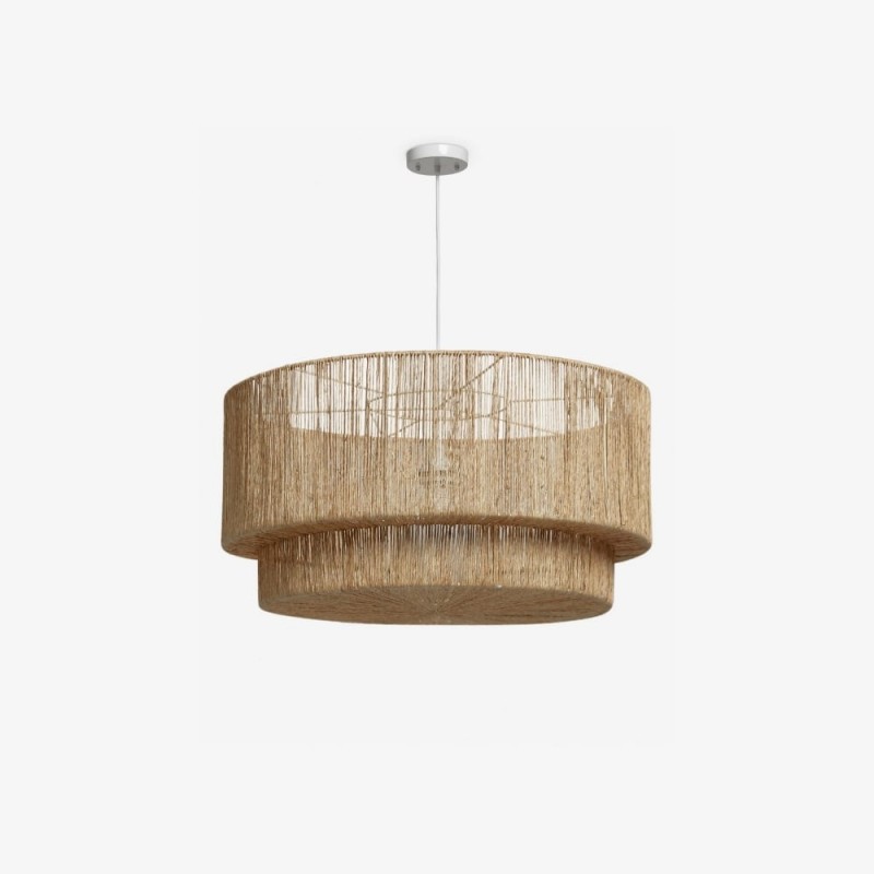 Florevian geweven jute hanglamp -...