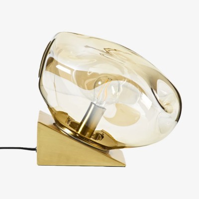 Lampe de table en verre...