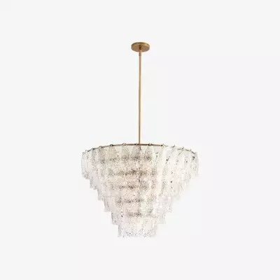 Lustre rond en verre Lumvey...