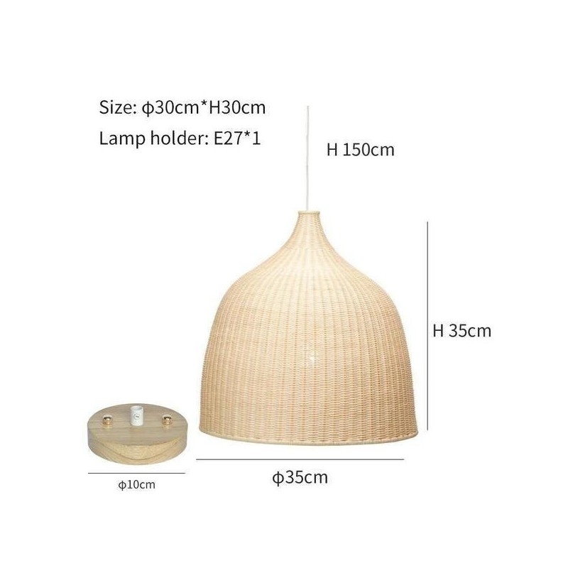 Rattan Pendant Light