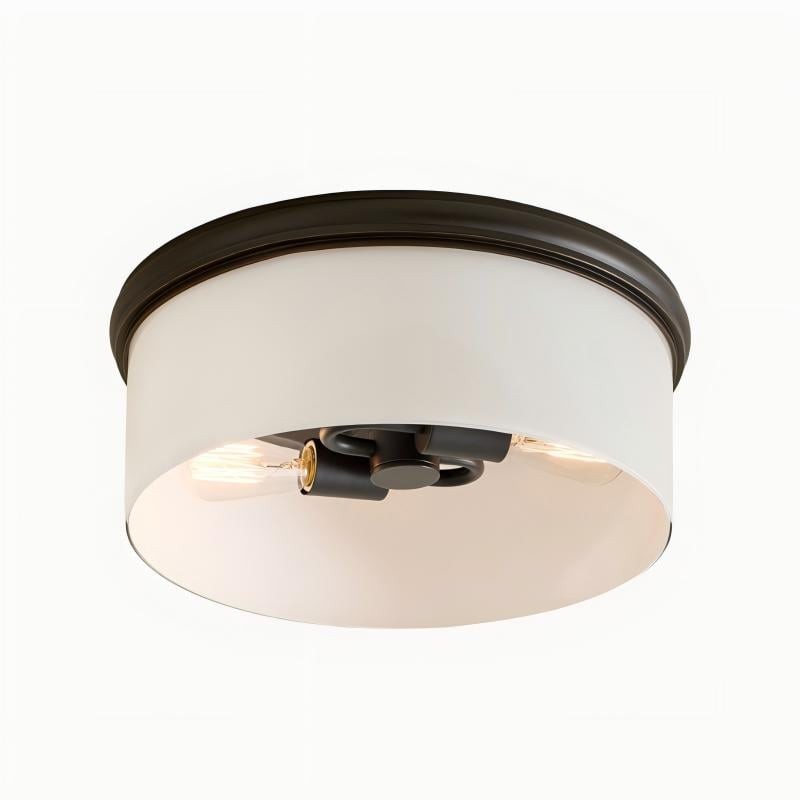 Plafonnier Roven avec dôme en verre...