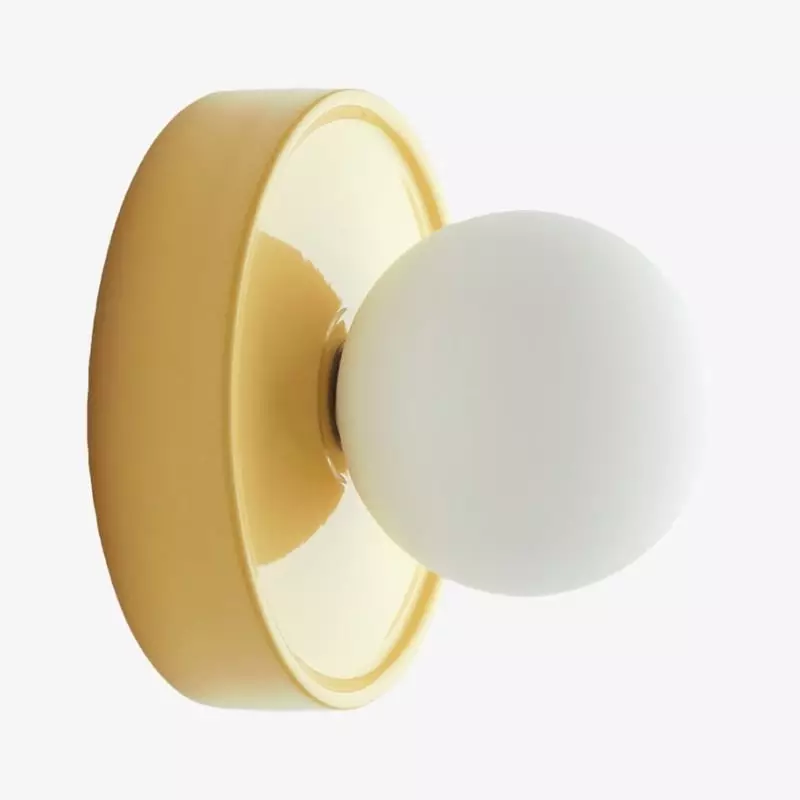 Solna Runde Glaswandleuchte mit...