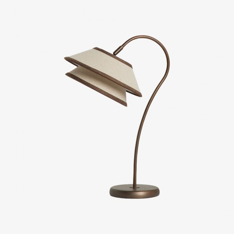 Lámpara de mesa apilada Tarivon -...