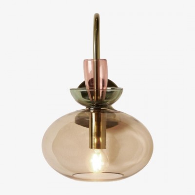 Lampada da parete in vetro...