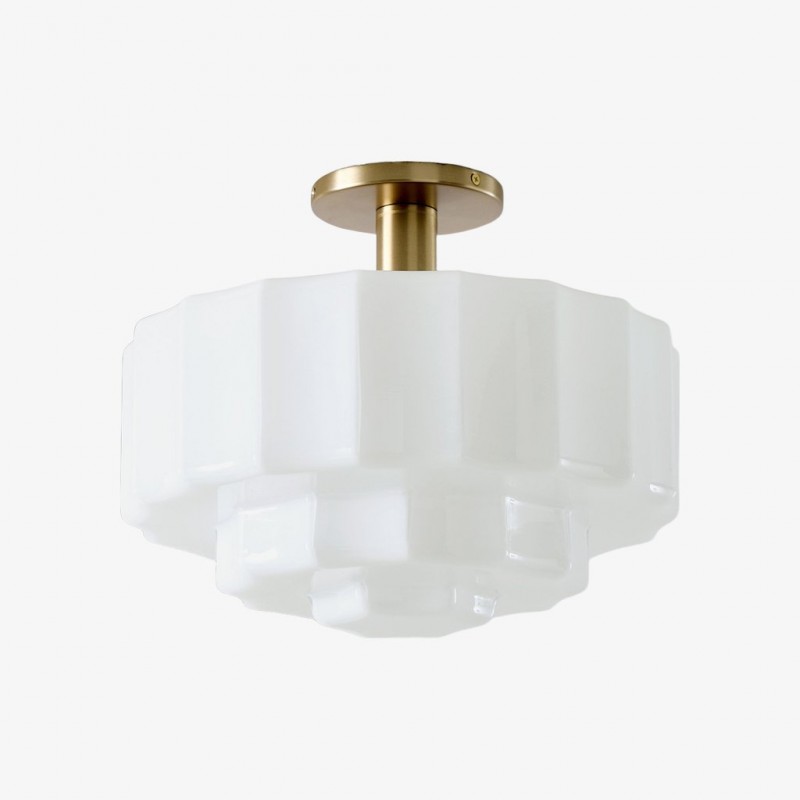 Plafonnier Vexrona à abat-jour en...