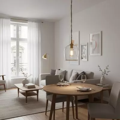 Brazara hanglamp met glazen... 2