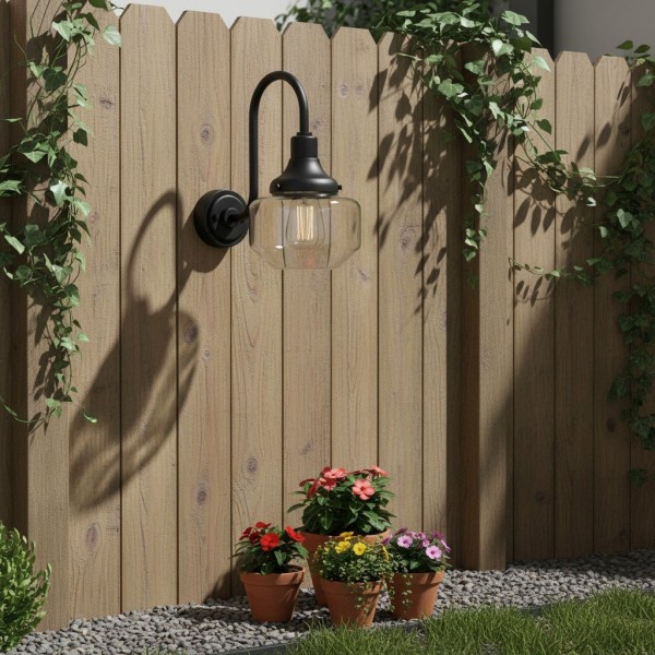 Roborix Outdoor Wall Light - Curved Heritage Silhouette for Porches & Entryways KL1761