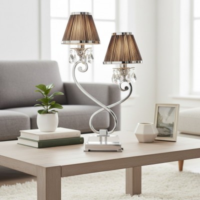 Lámpara de mesa doble... 2