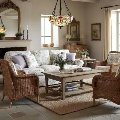 Suspension Tiffany beige... 2