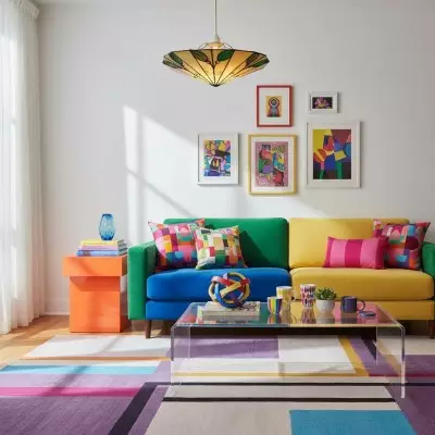 Paralume in vetro colorato... 2