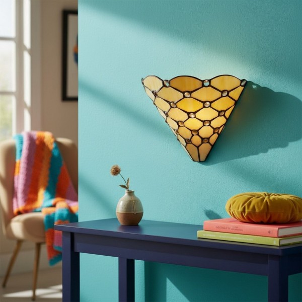 TF Pearl Elegant Glass Wall Light - Wall Sconce for Lounge Bedroom or Hallway KL1773