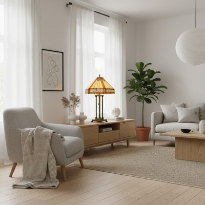 Lampada da tavolo in vetro... 2