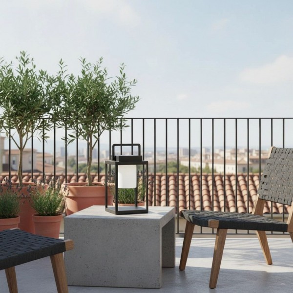 Veltor Portable Rechargeable Table Lamp - Modern Metal for Outdoor KL1772