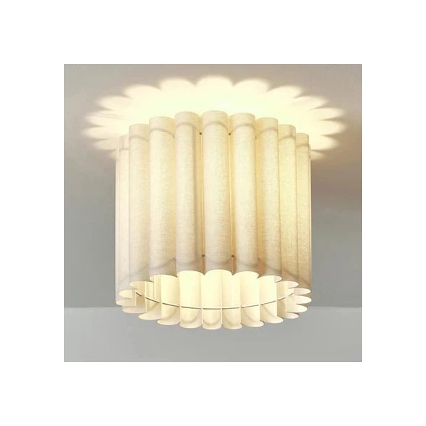 Velura Linen Shade Pendant - Modern Transitional Ceiling Light for Dining Rooms & Kitchens KL1751