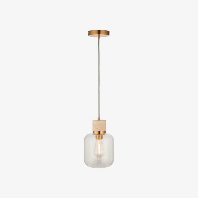 Lampada a sospensione in pietra...