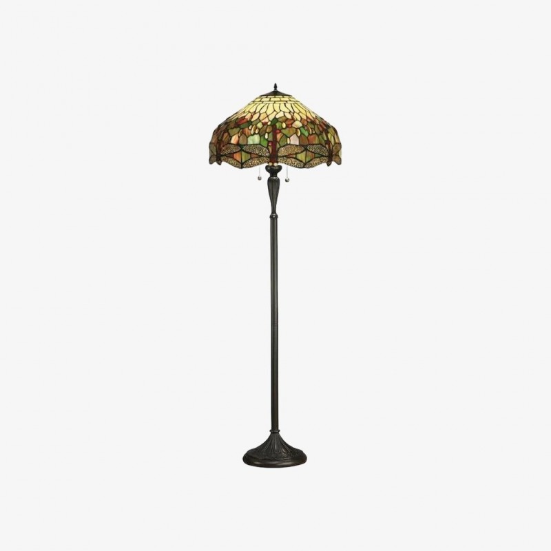 TF Libelle Motief Vloerlamp - Vintage...