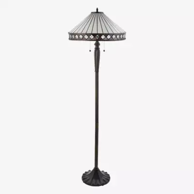 Lampada da terra in vetro...