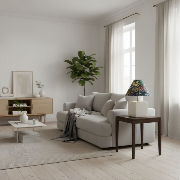 Aeva Ceramic Table Lamp - Modern Grace Design with Playful Polish KL2018