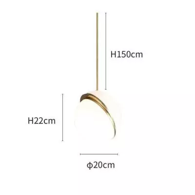 Crescent pendant Lamp 2