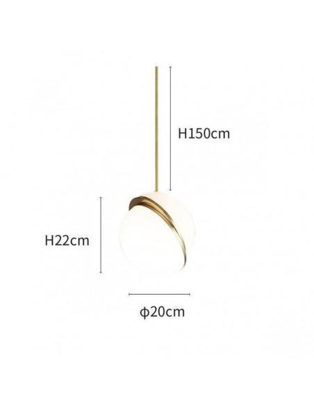 Crescent pendant Lamp