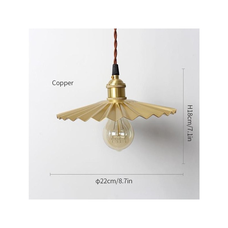 Pendentif parapluie en laiton