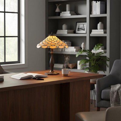 Lampada da tavolo in vetro... 2