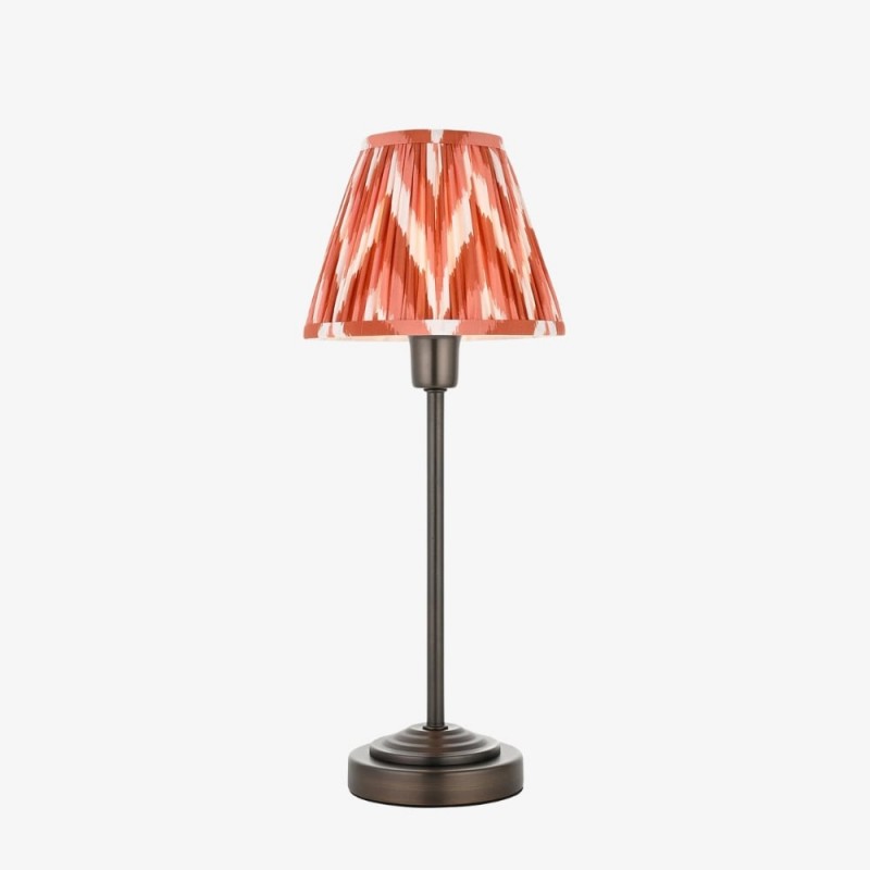 Lámpara de mesa Bronzuno de tela...