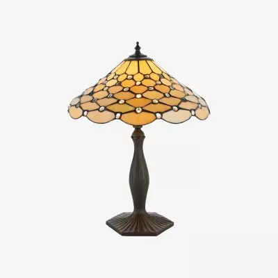 Lampe de table en verre...