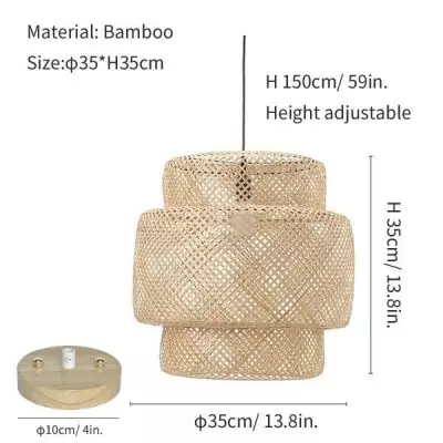 Bamboo Pendant light 2