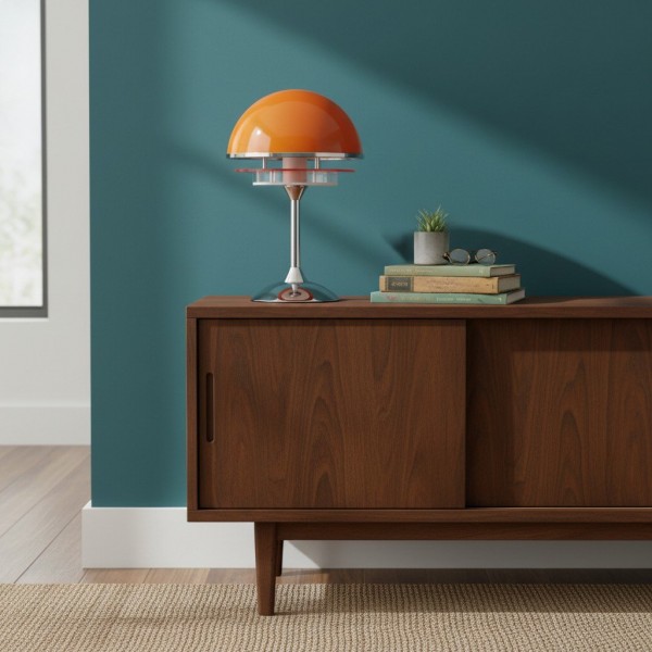 Afterglow Sunset Glow Geometric Table Lamp - Modern Sculptural Style for Desk Bedside Living Space KL2118