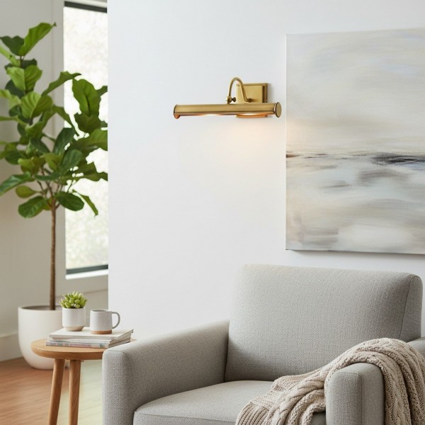 Aurix Picture Light Sconce with Adjustable Metal Frame for Artwork and Gallery Spaces KL2156